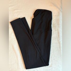 Zella Maternity Black Polyester-Spandex Leggings
